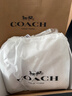 蔻馳（COACH）【品牌直供】女士LAUREL中號斜挎流浪包沙黃色CV975新年禮物 曬單實(shí)拍圖