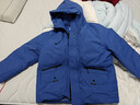 GXG男裝  簡(jiǎn)約連帽羽絨服男通勤外套 24冬新品 藍色 185/XXL 曬單實(shí)拍圖