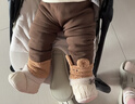 迷你巴拉（minibala）女童冬新品褲子萌趣可愛(ài)彈力長(cháng)褲【打底褲】 曬單實(shí)拍圖