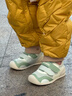 基諾浦（ginoble）學(xué)步鞋2026年春季新品步前鞋0-1歲嬰兒寶寶鞋男女童鞋GB2518 瓷綠_木犀綠_絨白 21 130mm 適合腳長(cháng)130-135mm 曬單實(shí)拍圖