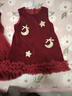 LUSON女?huà)胪?女寶寶網(wǎng)紗紅色連衣裙2026新款女童拜年服公主裙周歲禮服 曬單實(shí)拍圖