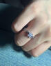 戚小米S999純銀四葉草戒指女士開(kāi)口戒可調節食指環(huán)高級感生日禮物送女友 四葉草戒指【S999足銀】 曬單實(shí)拍圖