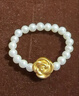 周大生【新年禮物】足金戒指玫瑰花淡水珍珠指環(huán)5D硬金戒圈送女生 15號 曬單實(shí)拍圖