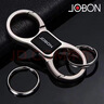 中邦（JOBON）汽車(chē)鑰匙扣創(chuàng  )意男女士雙環(huán)腰帶掛件腰掛鑰匙鏈鎖匙扣鑰匙圈鑰匙環(huán) ZB-058-黑色 曬單實(shí)拍圖