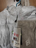 黑冰25秋冬男款鵝絨800蓬高蓬防潑輕量保暖活帽羽絨服F8620MJ 銀灰 L 曬單實(shí)拍圖