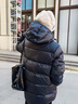 匡威（Converse）官方 秋冬新品男中長(cháng)款600蓬鴨絨保暖羽絨服MCJ213 MCJ213-023 2XL (185/108A) (充絨量281g) 曬單實(shí)拍圖