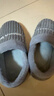 俞兆林（YUZHAOLIN）棉鞋女男情侶包跟棉拖鞋冬季月子鞋保暖舒適家居棉鞋 曬單實(shí)拍圖