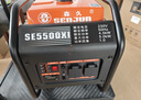 森久汽油發(fā)電機220V家用5KW大功率小型戶(hù)外便攜純銅電機SE5500XIE 曬單實(shí)拍圖
