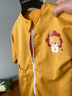 寶寶爬爬服連體衣罩衣防水全身秋冬護衣防臟外穿戶(hù)外嬰兒爬行兒童 連體拉鏈獅黃 90碼【建議身高70-85cm】 曬單實(shí)拍圖
