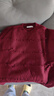 水云間小個(gè)子騏驥紅毛衣女2025冬季新款氣質(zhì)復古風(fēng)套頭長(cháng)袖純羊毛針織衫 酒紅 均碼 曬單實(shí)拍圖