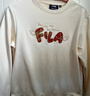 斐樂(lè )FILA兒童童裝衛衣2026年春季新款男小童新年款套頭衛衣 麥芽糖白-IV 150 曬單實(shí)拍圖