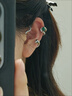 銀寶嵐朋克纏繞蛇形耳掛感無(wú)耳洞耳環(huán)個(gè)耳骨夾小蛇耳夾潮耳飾女 耳骨夾一個(gè) 曬單實(shí)拍圖