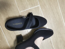 啄木鳥(niǎo)老北京布鞋防滑酒店工作鞋久站高跟粗跟舒適軟底廣場(chǎng)舞鞋女新品 黑色25055 5CM 41 曬單實(shí)拍圖