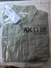 AKCLUB復古簡(jiǎn)約貼袋翻領(lǐng)休閑襯衫男長(cháng)袖自由古巴系列2502204 軍綠 M 曬單實(shí)拍圖