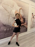 企魅(QVEi)拉丁舞服裝女童2025夏季新款高級感少兒集訓演出練功服套裝 黑色（套裝） 170 （建議身高150-160cm 85斤以下） 曬單實(shí)拍圖