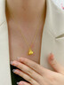 中國黃金（CHINA GOLD）銅錢(qián)福袋流蘇黃金項鏈女款時(shí)尚足金吊墜情人節生日禮物送女朋友 約1g 銅錢(qián)福袋流蘇黃金吊墜【贈925銀銀鏈】 曬單實(shí)拍圖