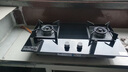 美的（Midea）【液化氣/煤氣罐】燃氣灶雙灶家用5.0KW大火力黑晶寬面板臺嵌兩用雙灶Q330 曬單實(shí)拍圖