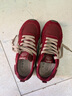 云醍桃語(yǔ)復古德訓鞋馬年本命年鞋子老爹鞋女款2026年最新款正品專(zhuān)柜 紅色 37 曬單實(shí)拍圖