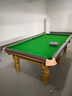 中式黑八臺球桌臺布更換s800臺尼臺泥雙面款俱樂(lè )部入門(mén)賽事制定款 雙黃線(xiàn)澳毛（含毛量65%以上） 2.8米底布1張 曬單實(shí)拍圖
