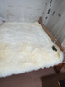 加大羊皮床墊皮毛一體雙人褥子冬季加厚防潮保暖床毯家用長(cháng)毛床毯 白色 澳洲羔羊皮毛 1.5x2米 曬單實(shí)拍圖