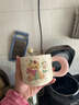 少女心小熊馬克杯可愛(ài)奶fufu卡通家用帶蓋水杯送姐妹朋友生日禮物 蝴蝶結小熊【杯+勺】 1個(gè) 320ml 曬單實(shí)拍圖
