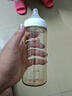 貝親（Pigeon）玻璃奶瓶160mlS碼+PPSU奶瓶240mlM碼 1-6個(gè)月奶瓶套裝 曬單實(shí)拍圖