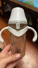 A 2翻蓋ppsu奶瓶6個(gè)月以上一歲以上學(xué)飲重力球吸管學(xué)飲杯寬口徑300ml 300ml珍珠灰十字奶嘴+鴨嘴 曬單實(shí)拍圖