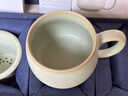 周澤堂[新年禮物] 粉青汝窯辦公杯 景德鎮陶瓷高檔男士個(gè)人泡茶水分離 曬單實(shí)拍圖