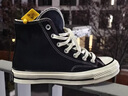 匡威（Converse）1970s經(jīng)典高幫帆布鞋款 海軍藍高幫 35 黑色高幫 44 曬單實(shí)拍圖