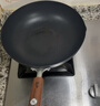 神田家用鐵鍋老式日本窒化炒鍋無(wú)涂層物理不粘鍋炒菜鍋精鐵炒鍋 鐵神三代 （已開(kāi)鍋含鍋蓋） 30cm 曬單實(shí)拍圖