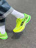 TANSHEZHE彈射者黑馬3青少年體考體測競速減震運動(dòng)鞋全掌碳板氣墊跑鞋男女 熒光綠 42 曬單實(shí)拍圖