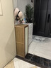 木馬人鞋柜門(mén)口入戶(hù)柜一體靠墻家用鞋架極窄多層玄關(guān)柜客廳儲物隔斷柜子 【網(wǎng)紋透氣門(mén)】茶色-七層28長(cháng) 曬單實(shí)拍圖