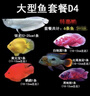 魚(yú)銀龍招財貓魚(yú)美魚(yú)多魚(yú)觀(guān)賞魚(yú)魚(yú)鸚鵡活體熱帶黃紅地圖 大型魚(yú)套餐D4 送200g飼料 曬單實(shí)拍圖