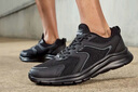 特步（XTEP）【國潮】男鞋跑步鞋春季新款運動(dòng)鞋男輕便減震休閑鞋跑鞋學(xué)生 【網(wǎng)面】黑 42 曬單實(shí)拍圖