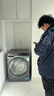 海爾（Haier）云溪3.0系列 滾筒洗衣機全自動(dòng)10公斤 懶人家用升級AI直驅變頻 智能投放大容量582 家電換新補貼 10KG單洗582灰 滾筒 曬單實(shí)拍圖