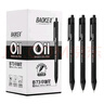 寶克（BAOKE）寶克 BAOKE B73 按動(dòng)圓珠筆 半針管中油筆0.7mm 辦公簽名原子筆 黑色 48支/盒 曬單實(shí)拍圖