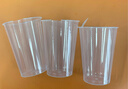 SHUANG YU一次性杯子航空杯300ml*50只加厚塑料杯8016水杯太空杯飲料杯 曬單實(shí)拍圖