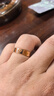 卡地亞（Cartier）戒指男女同款 LOVE情侶對戒結婚婚戒送愛(ài)人女友老婆結婚生日禮物 B4084800 18K玫瑰金色 5.5mm 65 曬單實(shí)拍圖