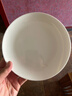 斯凱綈（Sky Top）盤(pán)子骨瓷碟子陶瓷餐盤(pán)菜盤(pán)純白家用酒店餐具套裝8英寸月光盤(pán)4件 曬單實(shí)拍圖