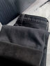 美思源小個(gè)子直筒加絨牛仔褲女九分2026春秋新款黑色保暖加厚煙管 煙灰色九分褲加絨 L 【110-121斤】 曬單實(shí)拍圖