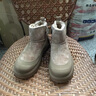 Jeep吉普雪地靴男冬季東北加絨加厚高幫棉鞋男戶(hù)外厚底皮毛一體男鞋 卡其色(運動(dòng)碼) 41 曬單實(shí)拍圖