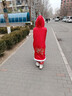 漢服女童連衣裙冬季2026新款加絨中國風(fēng)超仙古裝新年裝拜年服裙子 2316紅色加絨裙子+斗篷 150 曬單實(shí)拍圖