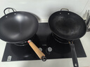 章?tīng)钤虑鸪村佽F鍋無(wú)涂層家用不粘鍋已開(kāi)鍋傳統精鐵老式炒菜鍋燃氣灶 36cm大師款(帶耳單鍋) 36cm 曬單實(shí)拍圖