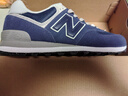 NEW BALANCE NB574復古潮流百搭拼接運動(dòng)休閑鞋 ML574EVN 深藍色 40.5 (腳長(cháng)25.5cm) 曬單實(shí)拍圖