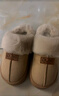 樸西女士棉拖鞋秋冬季家居保暖室內防滑情侶毛絨棉拖鞋 卡其色 38-39 曬單實(shí)拍圖