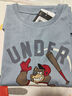 安德瑪（Under Armour）童裝圓領(lǐng)短袖T恤兒童運動(dòng)透氣T恤圓領(lǐng)短袖男童棒球服上衣 藍色 160 【尺碼偏小，按正常拍大一碼】 曬單實(shí)拍圖