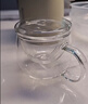 富光花茶杯 男女士茶水分離杯子 雙層辦公泡茶玻璃杯帶把高硼硅水杯 曬單實(shí)拍圖