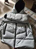 鴨鴨【大師剪裁系列】羽絨服女短款2025冬季新款戶(hù)外防寒保暖外套MY 淺藍色 L (165) 曬單實(shí)拍圖