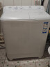 海爾（Haier）半自動(dòng)洗衣機雙桶雙缸10公斤家用小型大容量雙電機強勁動(dòng)力省水電洗脫分離波輪以舊換新老式洗衣機 10公斤678S|強勁颶風(fēng)水流+溢水漂洗+移動(dòng)腳輪 曬單實(shí)拍圖