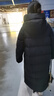 UR2025冬季新款女裝氣質(zhì)簡(jiǎn)約連帽絎縫長(cháng)款羽絨服UWM150106 黑色 M 曬單實(shí)拍圖